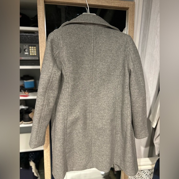 Grey pea coat - Picture 4 of 7